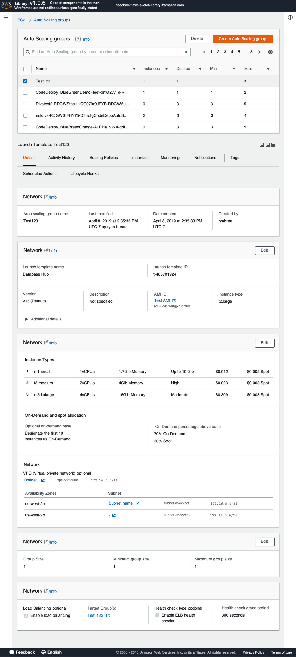 Auto Scaling Group Details